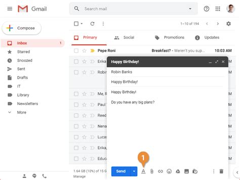 Format Email Text Customguide