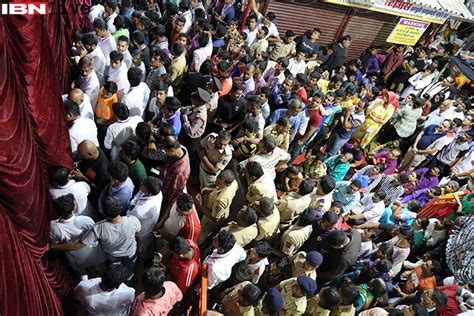 Ganesh Chaturthi Devotees Flock In Thousands To Get The First Glimpse