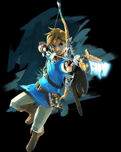 The Legend Of Zelda Breath Of The Wild Link Official Render Legend