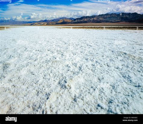 Salt Flats Death Valley National Park California Stock Photo Alamy
