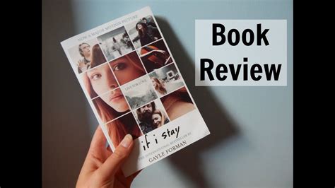 If I Stay Gayle Forman Book Review Charley Coleman Youtube