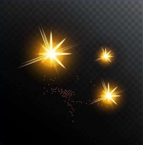 Golden Shine Light Effect Vector Gold Streamer Speed Of Light Png