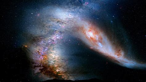 Andromeda And The Milky Way A Merger Of Galactic Proportions The New