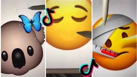 Tik Tok Designing Emoji Compilation For 5 Minutes Straight Youtube