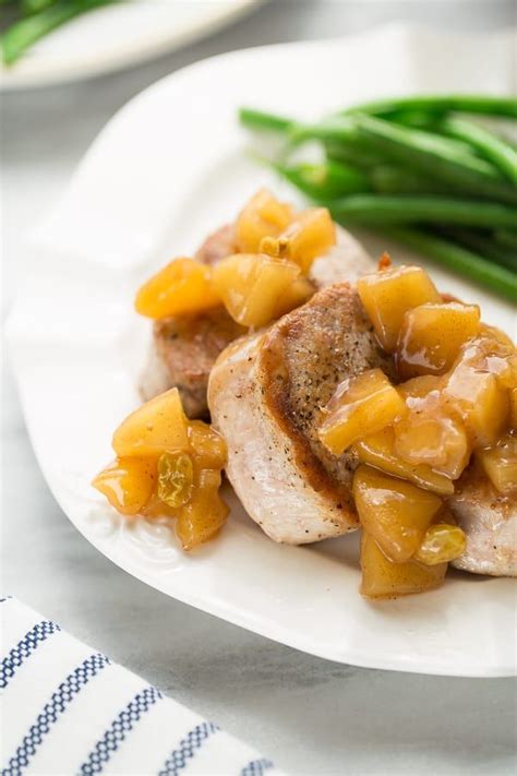 Pork Tenderloin With Golden Applesauce The Best Porkapple Recipe Ever