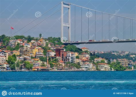 Istanbul Second Bosphorus Bridge Stock Photo Image Of Coast Bridge