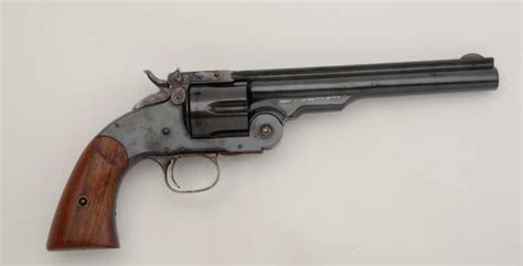Cimarron Arms Modern Copy Of A Sandw Schofield Single Action Revolver 45 Cal 7 Barrel Blue Fin