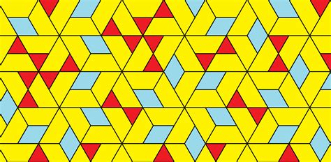An Irregular Tessellation Of Equilateral Triangles Rhombi And