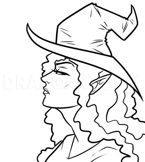 Drawing A Witch Profile By Dawn