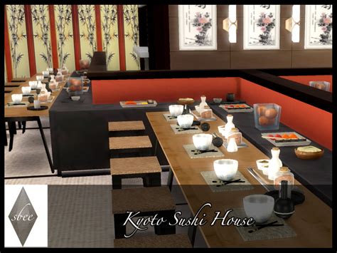 The Sims Resource Kyoto Sushi House