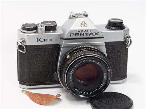 Asahi Pentax K1000 35mm Film Slr Camera With 50mm F2 Lens Etsy