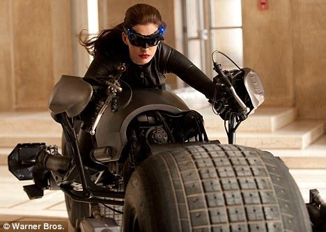 .universe, anne hathaway wouldn't mind reprising catwoman for a future movie if certain conditions are hathaway also pointed out that while her backstory is interesting, the character might not work as well the way his films finished should also be taken into account. The Dark Knight Rises: Anne Hathaway's Catwoman leather ditched for white dress | Daily Mail Online