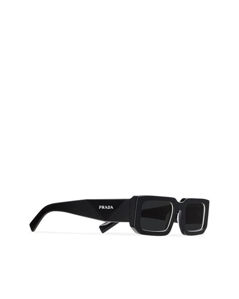 Prada Symbole Sunglasses Men Slate Gray Lenses Sunglasses Fashion Eye Glasses Stylish Glasses