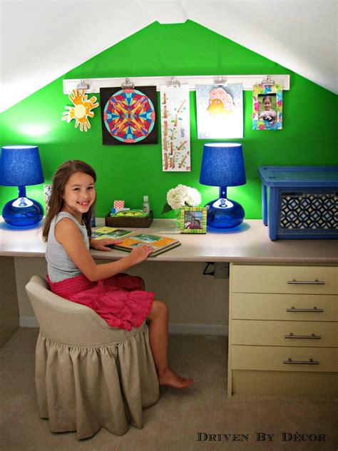 Kids Craft Room Makeover Driven By Decor