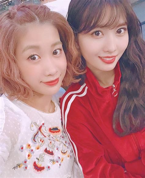 181019 Hirai Momo With Hirai Hana~🍑 Twice 트와이스 Momo 모모 もも Momo