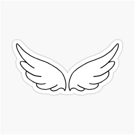Wings Sticker For Sale By Rekasart Redbubble