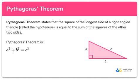 Pythagoras Theorem Worksheet Gcse Maths Free