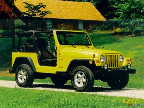 1997 Jeep Wrangler Tj Sport 1997 Yellow Jeep Wrangler 1024x768