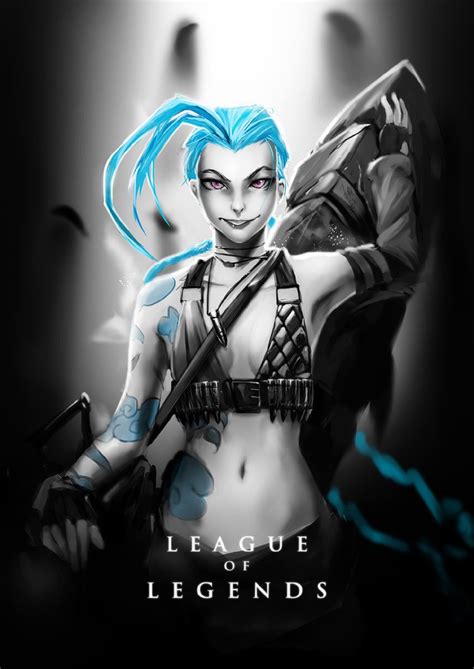 League Of Legends Poster Jinx Wallpaper 1450x2049 621661 Wallpaperup
