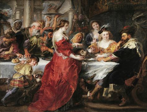 The Feast Of Herod Painting By Peter Paul Rubens Fine Art America