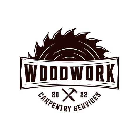 Wood Work Logo Vector Illustration Design Carpentry Logo Design