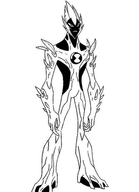 Swampfire From Ben 10 Alien Force Coloring Page Download And Print