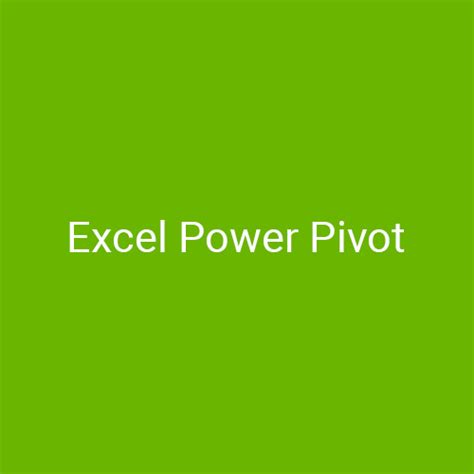 Cedeco Curso De Excel Power Pivot Para Empresas En Madrid