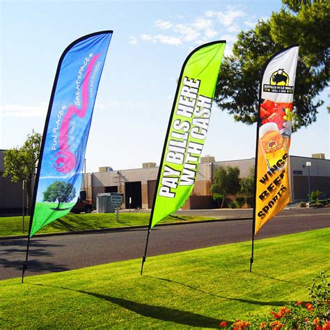 Quality Custom Roadside Feather Flags Signs And Graphics