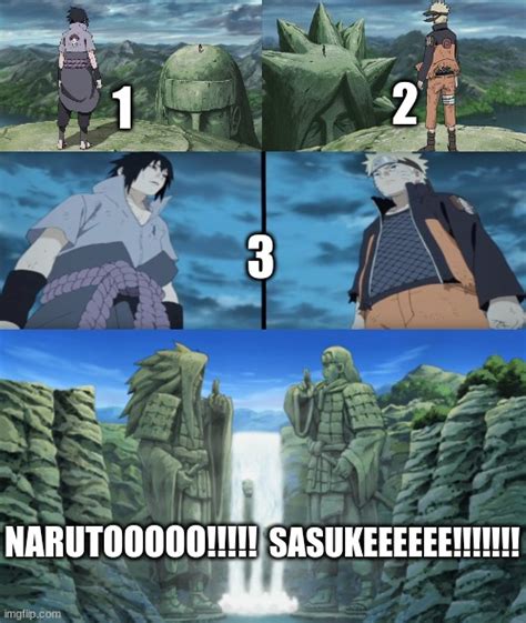Naruto And Sasuke Yelling Imgflip