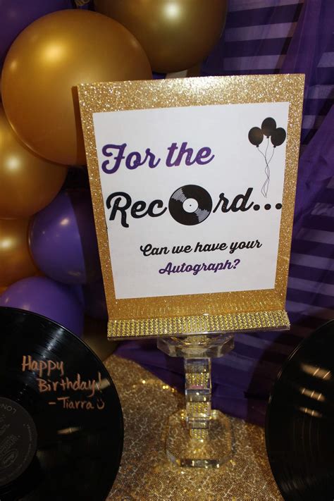 vinyl record party decoration ideas leadersrooms