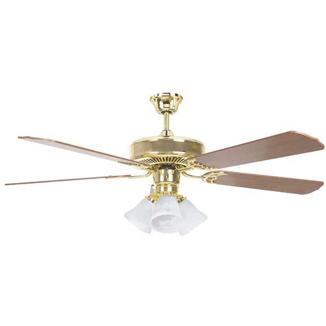 Concord Fans Heritage Home Series 52 In Indoor Polished Brass Ceiling