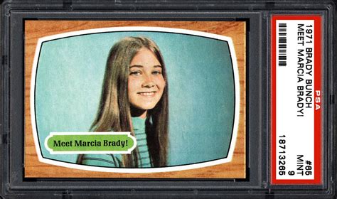 1971 Brady Bunch Meet Marcia Brady Psa Cardfacts®