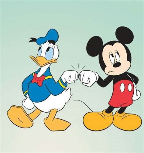 Disney’s Mickey And Donald Mickey Mouse Donald Duck Donald Disney Disney Cartoon Characters