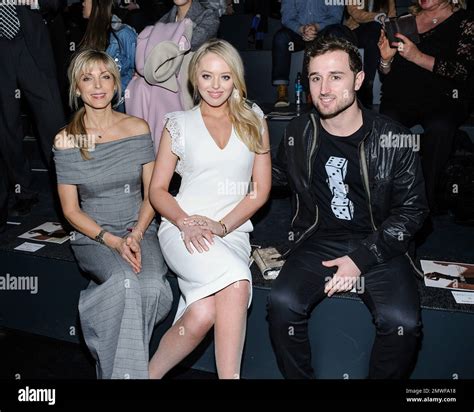 Marla Maples Left To Right Tiffany Trump And Ross Mechanic Are Seen At Taoray Wang At
