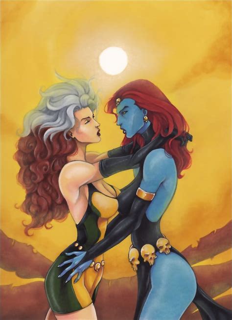 Rogue And Mystique Lesbian Sex Mutant Lesbians Sex Images Luscious