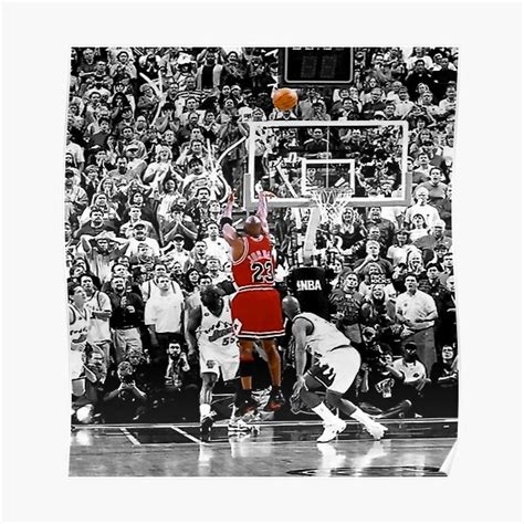 Michael Jordan Last Shot Poster Ubicaciondepersonascdmxgobmx