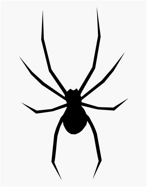 Black Widow Spider Cartoon Hd Png Download Kindpng