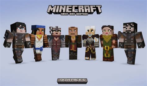 Minecraft Xbox 360 Edition Skin Pack 6 Out Now Xblafans