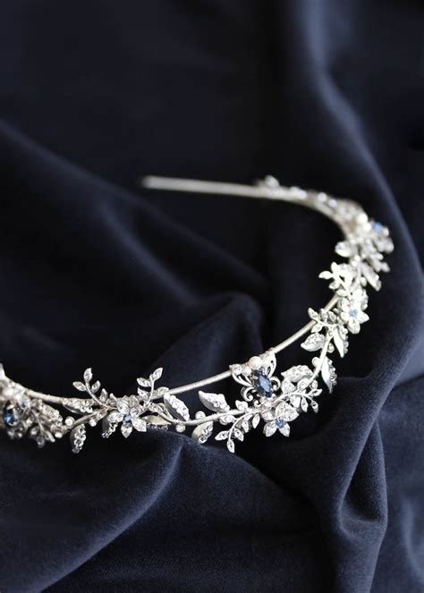 Harper Antique Silver Crystal Crown Tania Maras