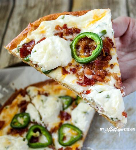 Bacon Jalapeno Popper Pizza Low Carb Thm S My Montana Kitchen