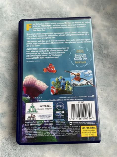Disney Pixar Finding Nemo Vhs Video Tape Eur Picclick De