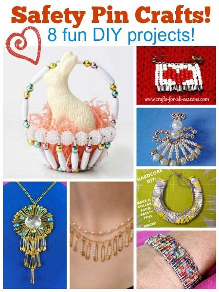 Safety Pin Crafts 8 Fun Diy Projects Daily Holiday Blog Safety