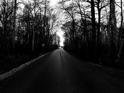 Dark Lonely Road Wallpaper