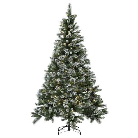 Prelit Snow Tipped Christmas Tree 7ft No Lights Christmas Trees