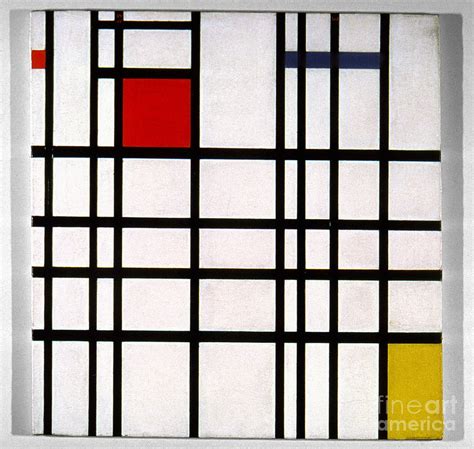 Mondrian Composition Painting By Piet Mondrian