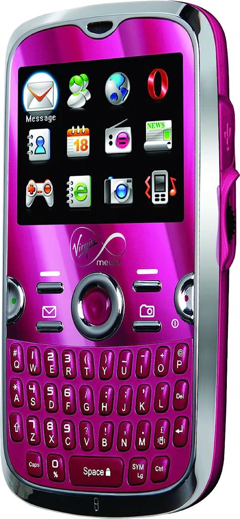 Virgin Mobile Vm800 Pink Pay As You Go Mobile Phone With Full Qwerty