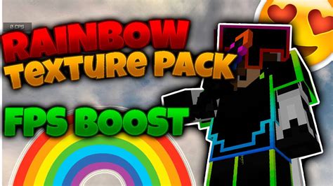 👉 El Mejor Texture Pack Rainbow 💓🧡💛💚 Sube Fps 18 Pvp Maydust Youtube