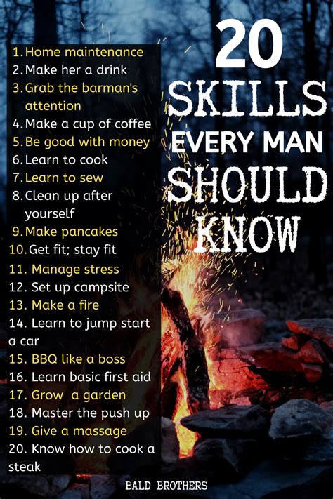 20 Skills Every Guy Should Know To Live Life The Best Way Possible