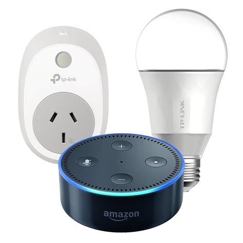 Amazon Alexa Smart Home Starter Kit Smart Light Bulb Power Plug