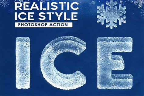 15 Ice Style Photoshop Actions Psd Actions Free Downloads